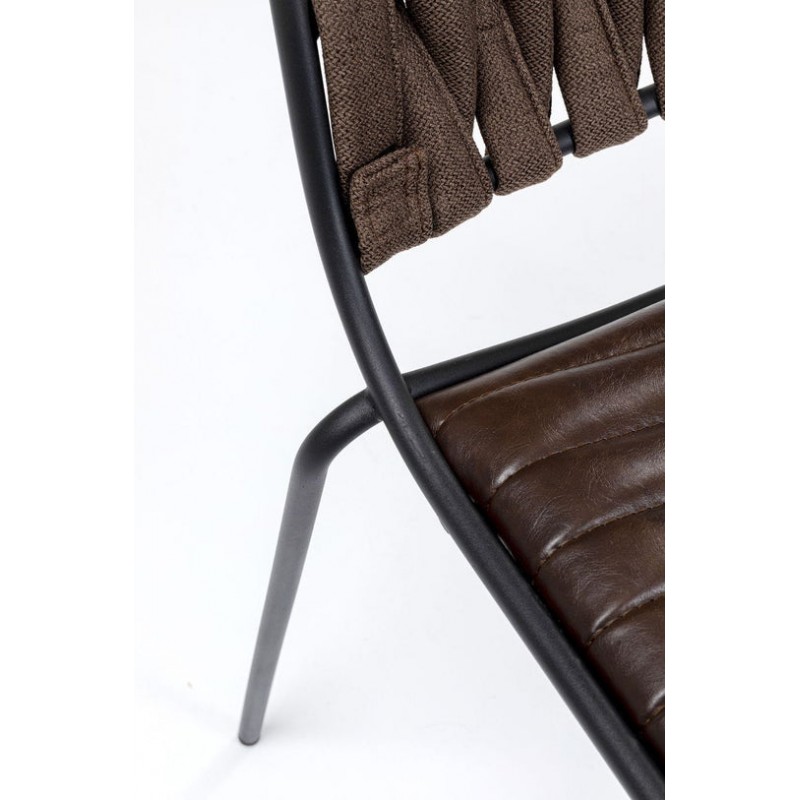 Chair Two Face Dark Brown